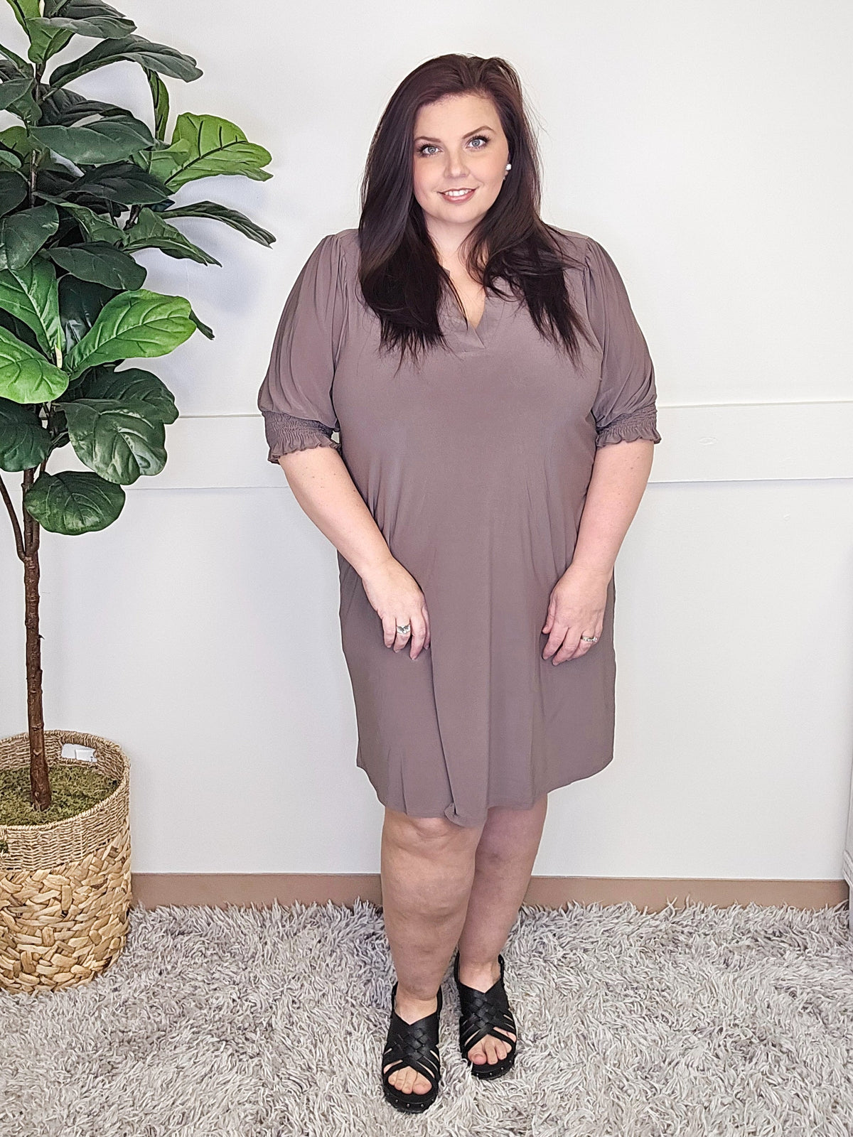 Dear Scarlett Smocked Sleeve Lizzy Dress
