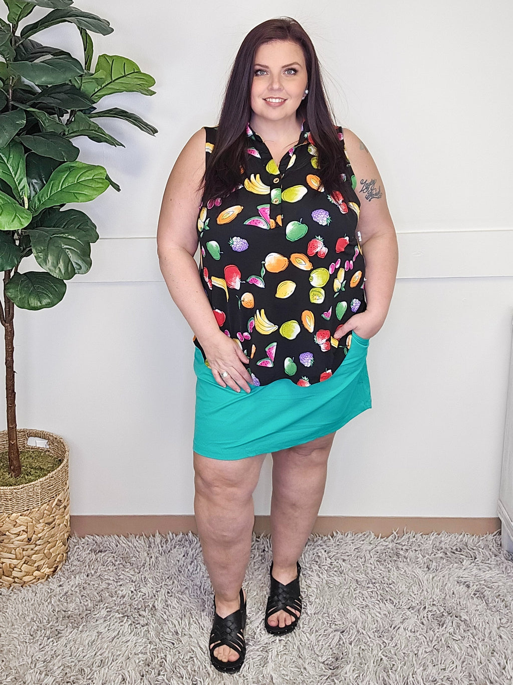 Dear Scarlett Fruit Party Top