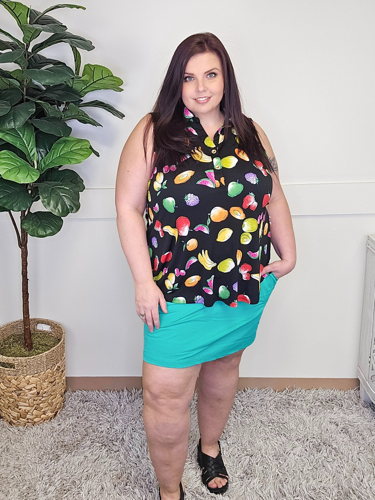 Dear Scarlett Fruit Party Top