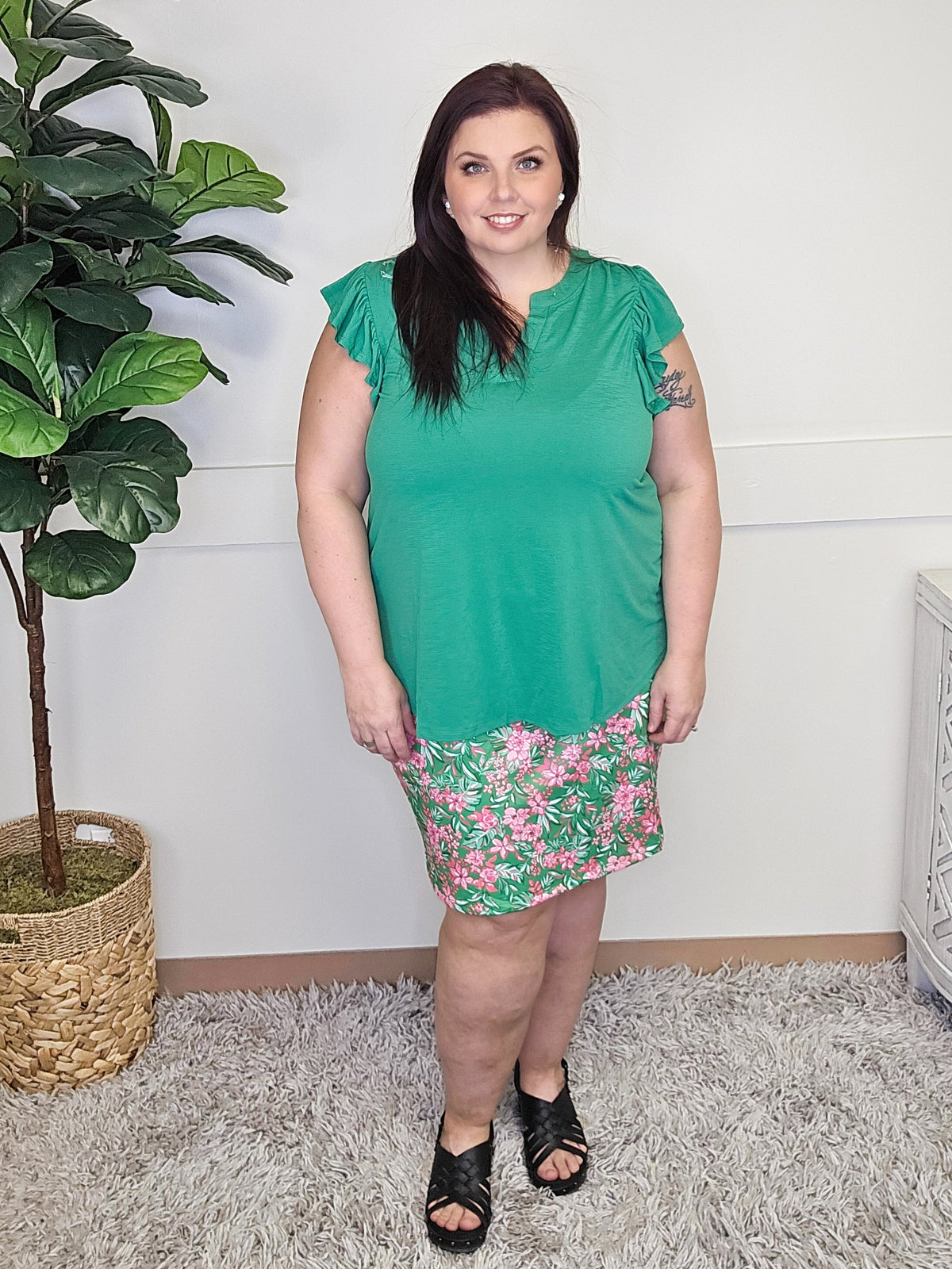 Dear Scarlett Flutter Sleeve Lizzy