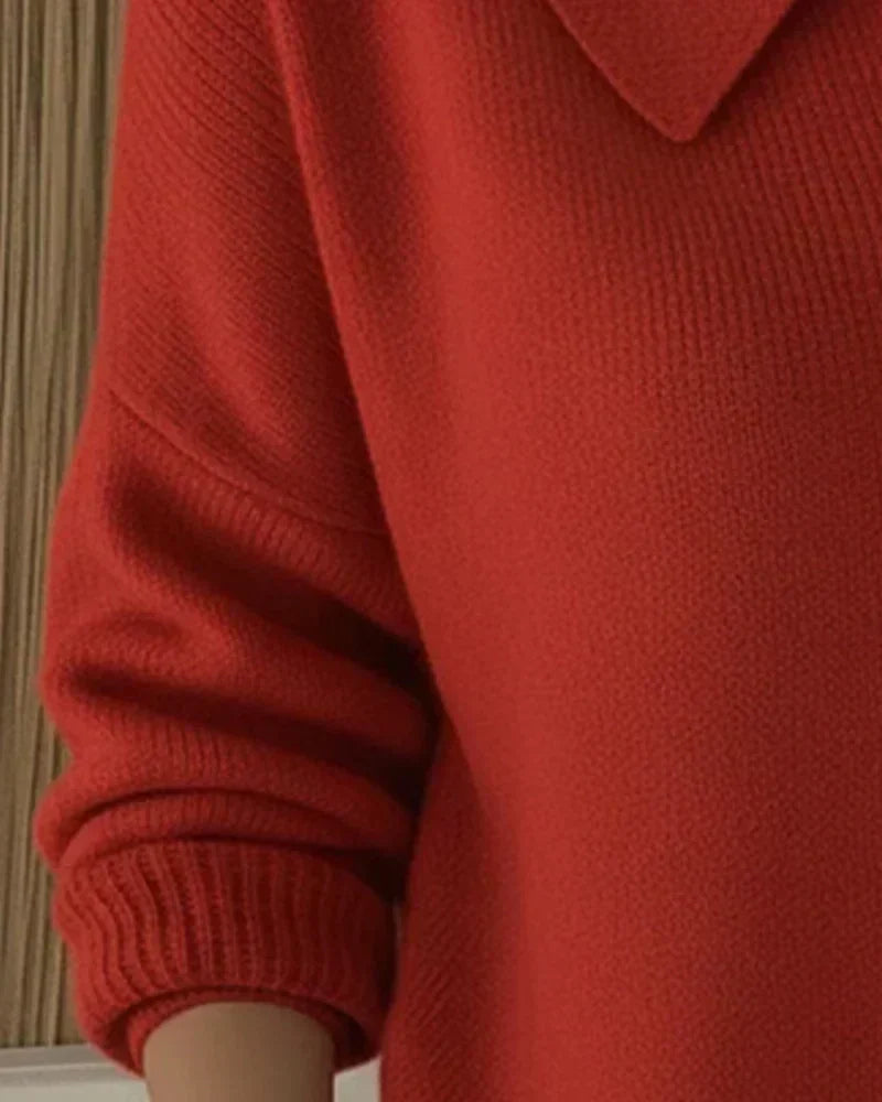 Cardigan con colletto e bottoni