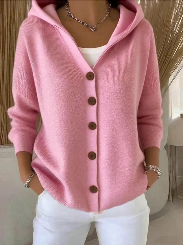Rosetta | Cardigan con cappuccio
