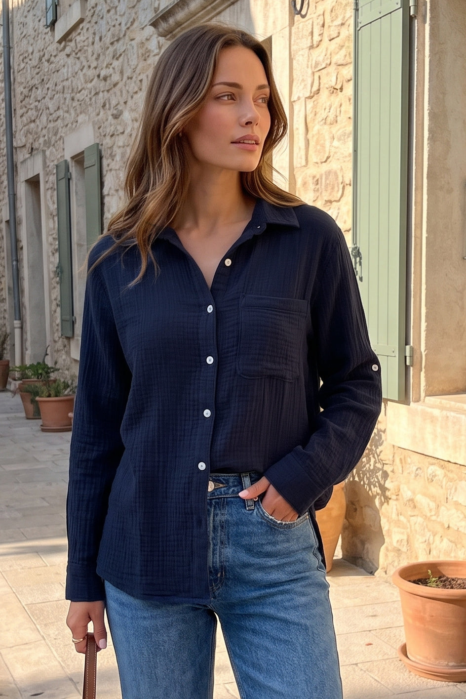Dear Scarlett Cora Button Down