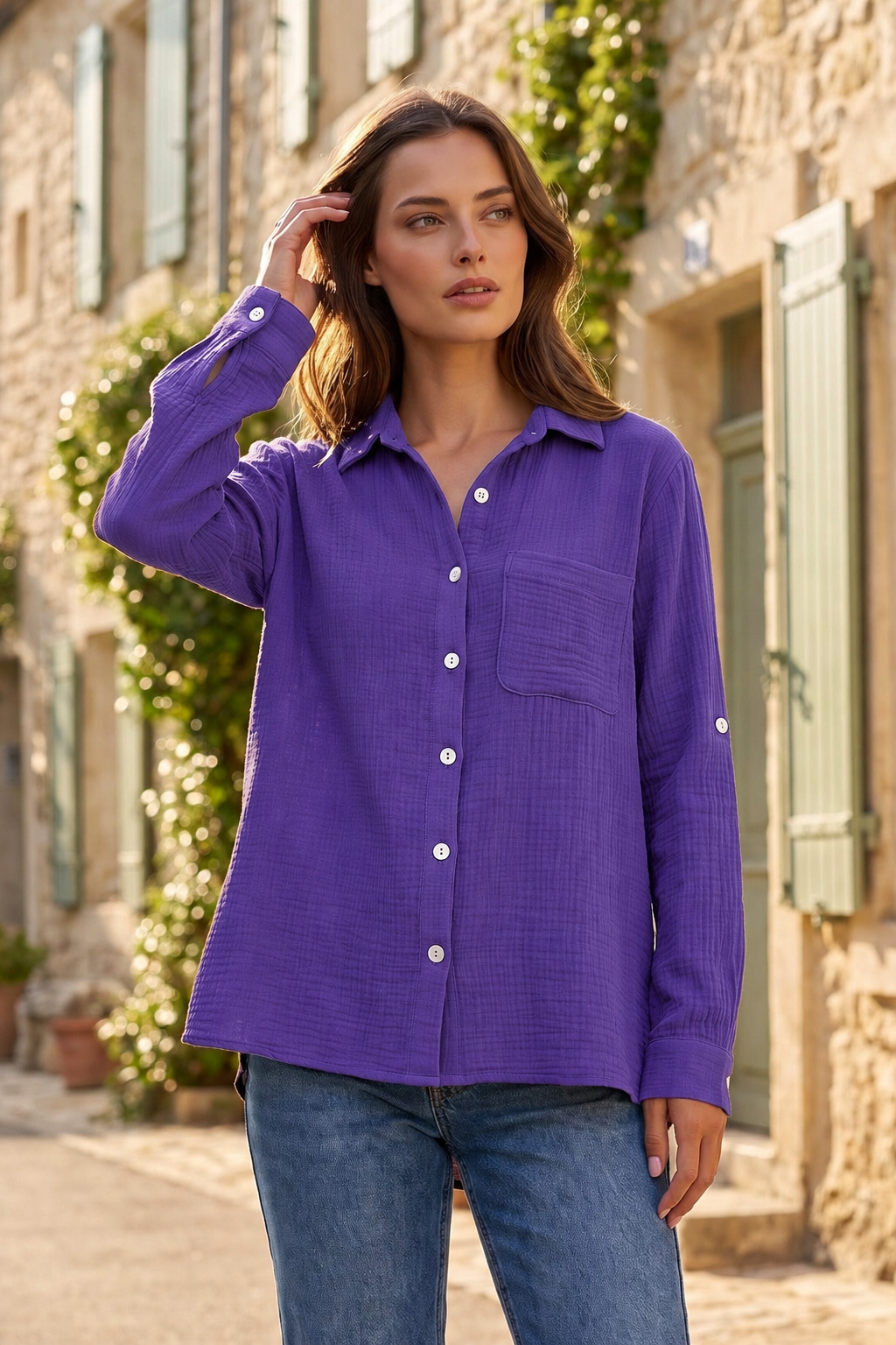 Dear Scarlett Cora Button Down