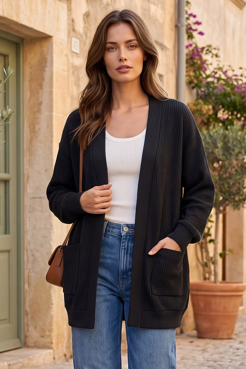 Dear Scarlett Everly Pocket Cardigan