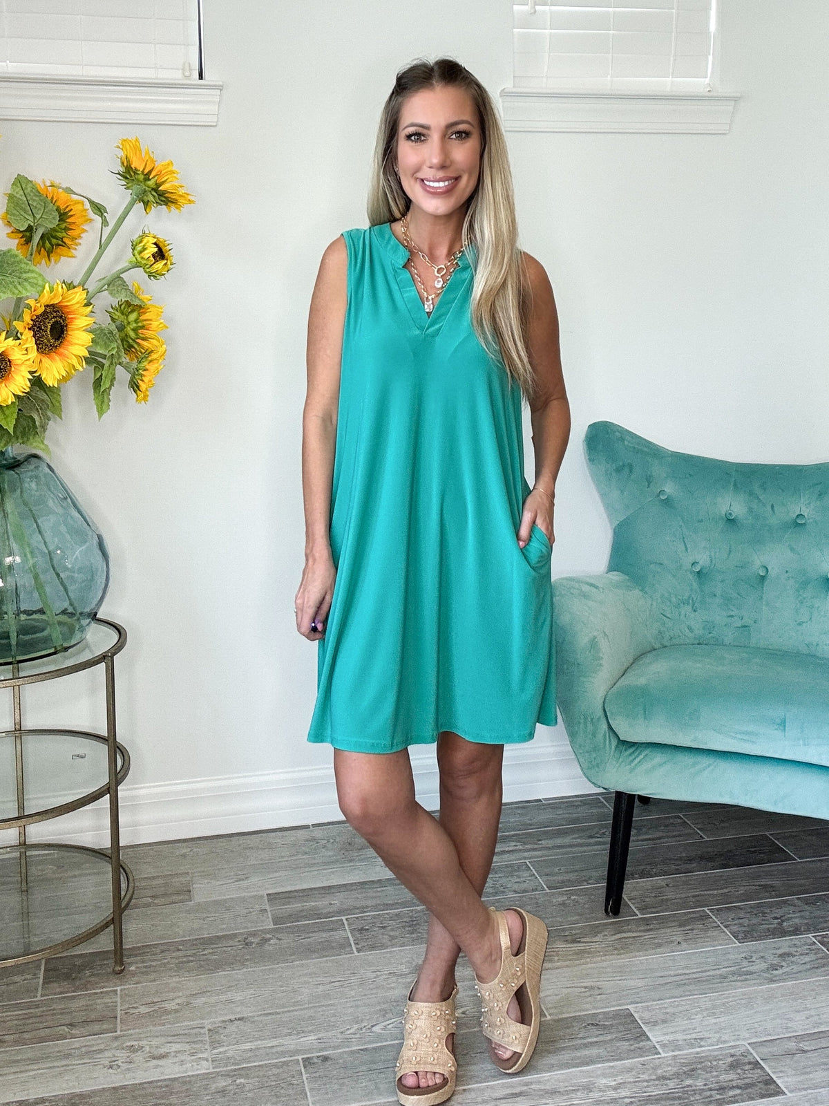 Dear Scarlett Sleeveless Lizzy Dress