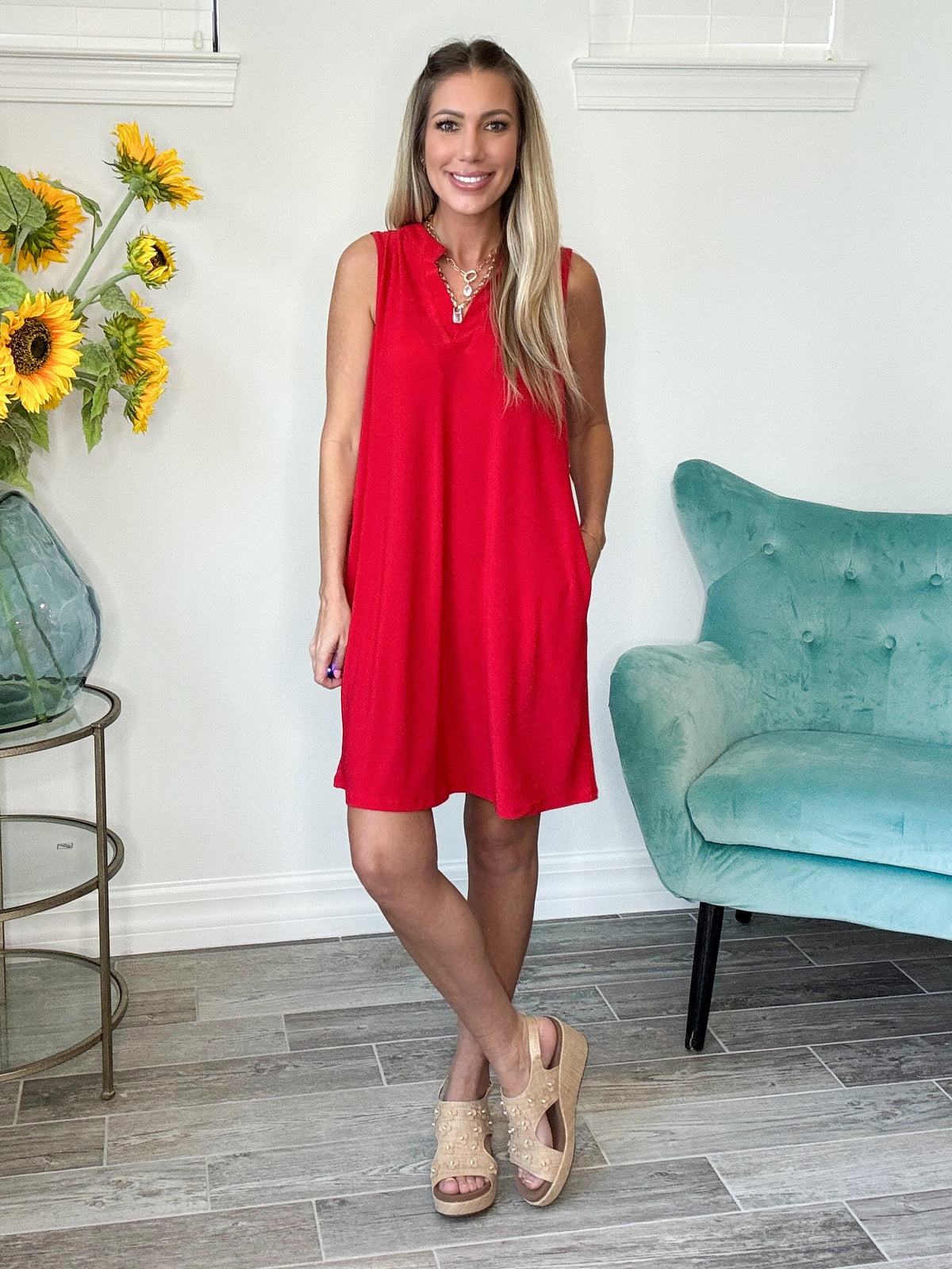 Dear Scarlett Sleeveless Lizzy Dress