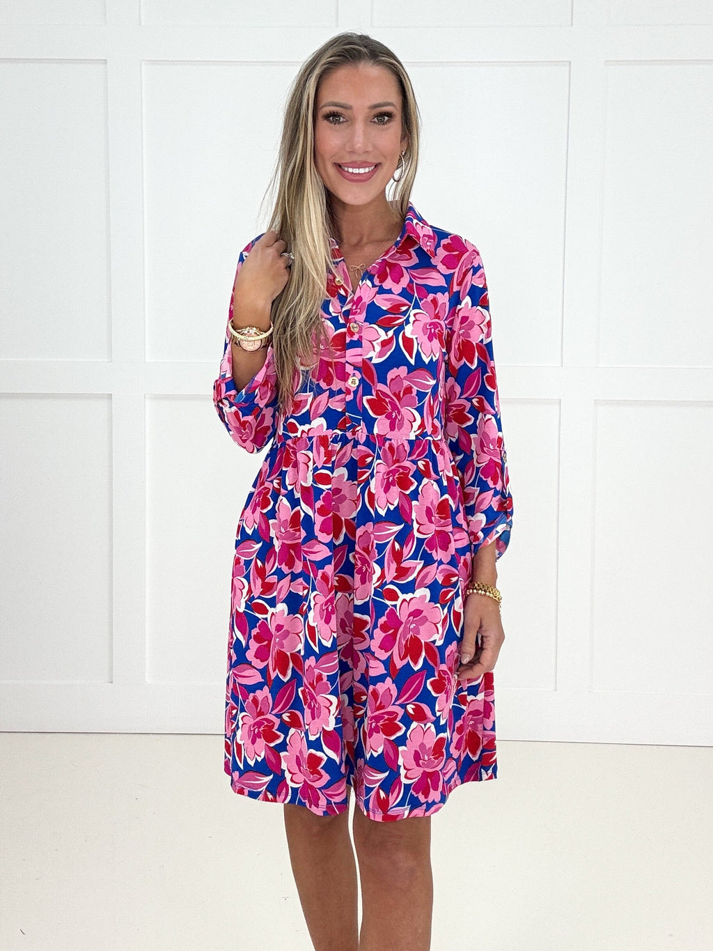 Dear Scarlett Royal Bloom Dress