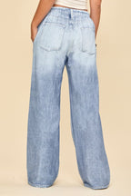 Dear Scarlett Light Wash Wide Leg Zenim