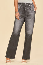 Dear Scarlett Charcoal Straight Leg Zenim