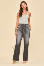 Dear Scarlett Charcoal Straight Leg Zenim