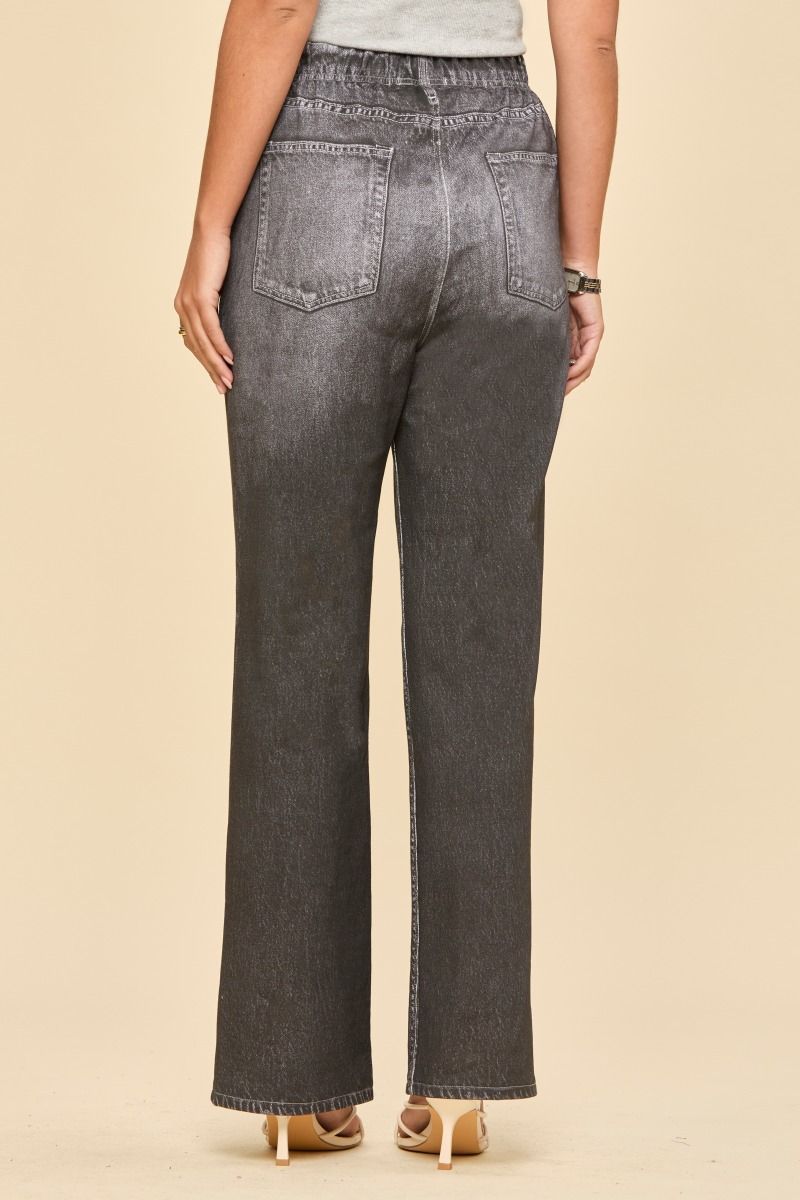Dear Scarlett Charcoal Straight Leg Zenim