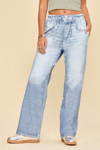 Dear Scarlett Light Wash Straight Leg Zenim