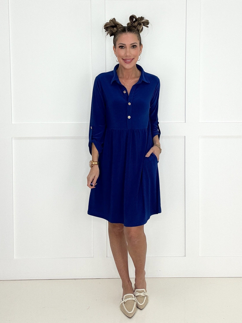 Dear Scarlett Inspire Me 3/4 Sleeve Dress