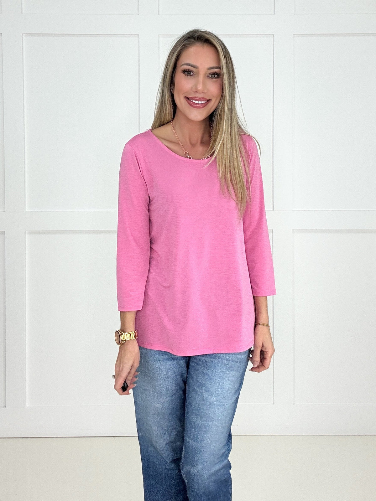 Dear Scarlett Basic Round Neck Top