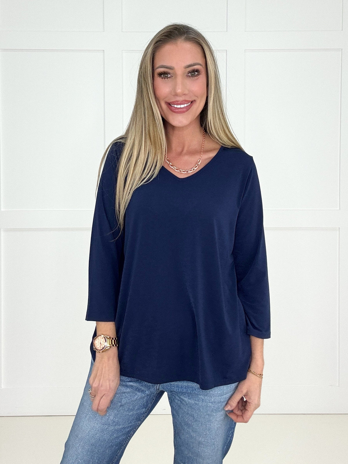 Dear Scarlett Basic V-Neck Top