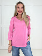 Dear Scarlett Basic V-Neck Top