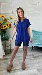 Dear Scarlett Solid Color Short Sleeve Lizzys