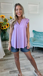 Dear Scarlett Flutter Sleeve Lizzy Top