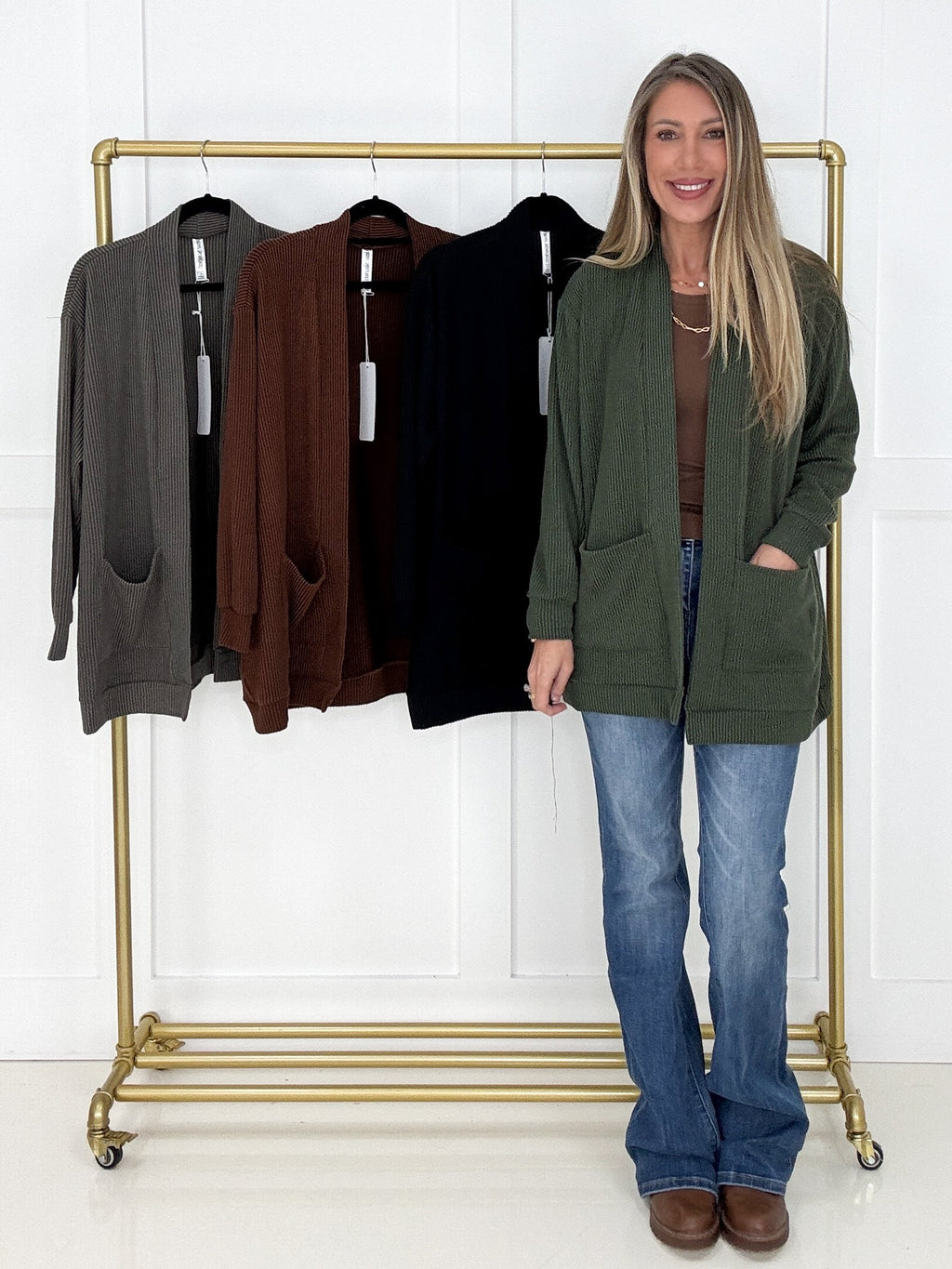 Dear Scarlett Everly Pocket Cardigan