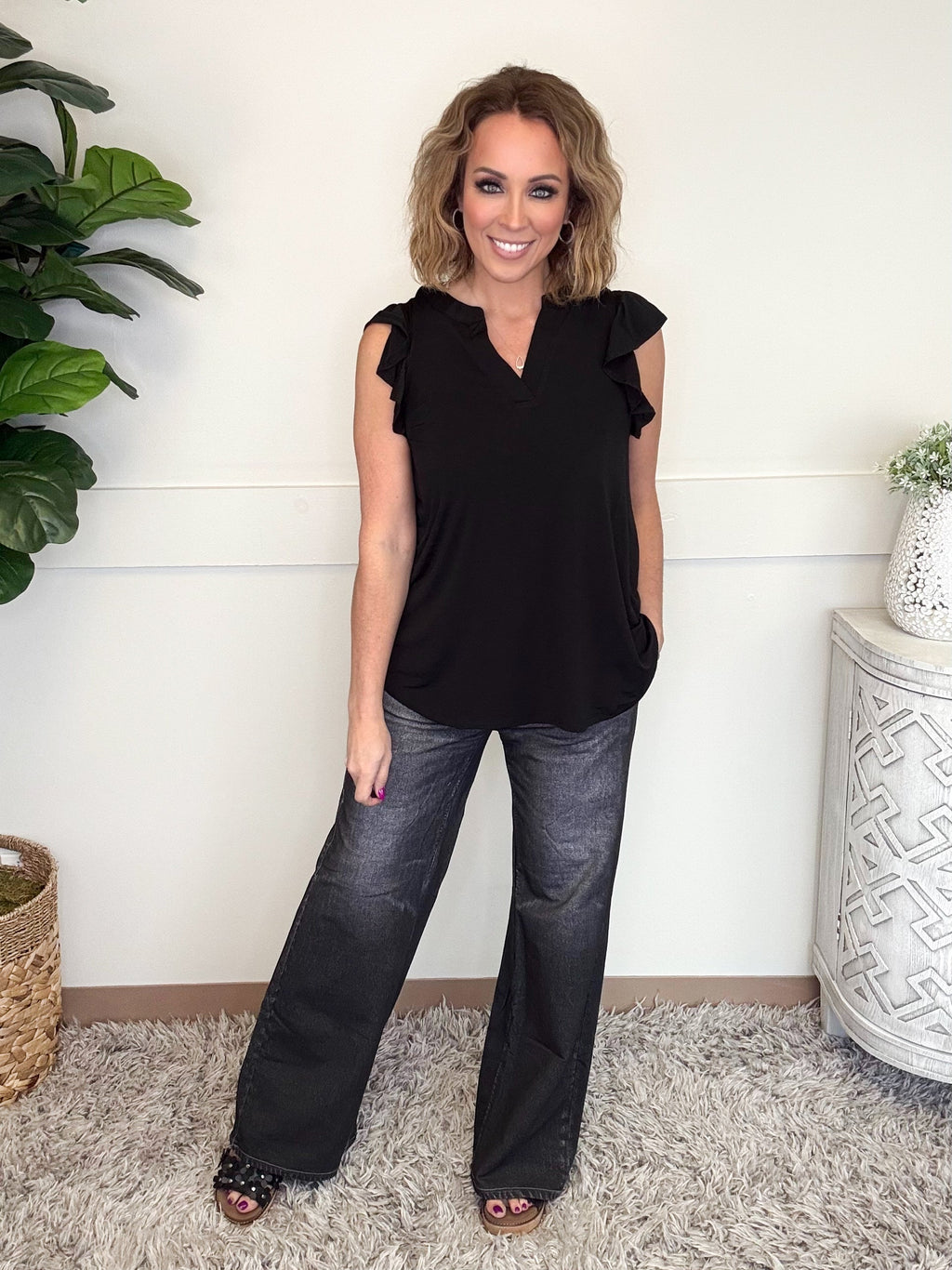 Dear Scarlett Flutter Sleeve Lizzy