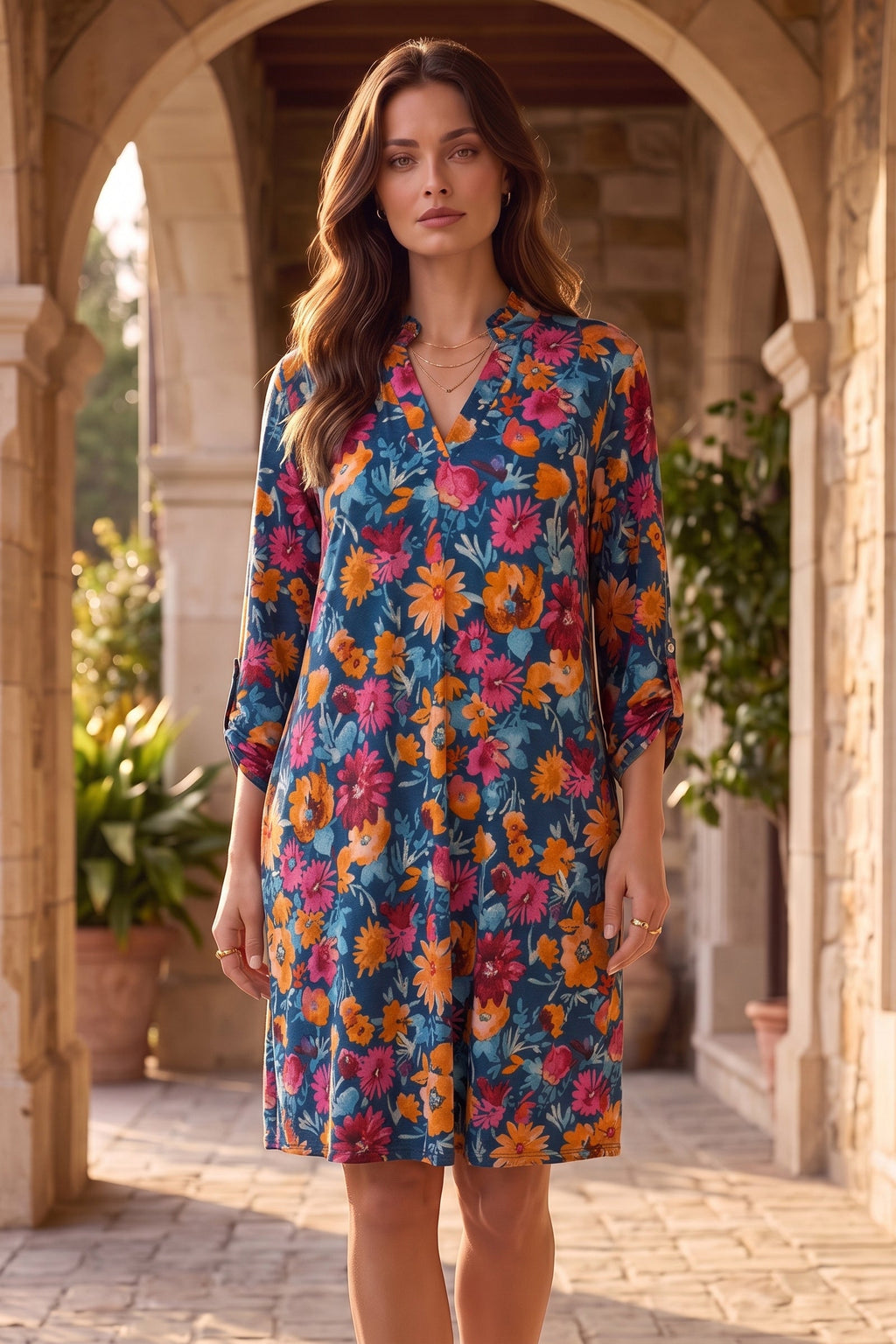 Dear Scarlett Autumn in Bloom Lizzy Dress