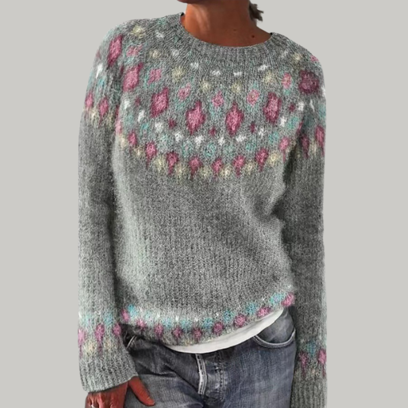 Candace | Maglione in maglia a motivo
