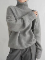 Amaya | Maglione a collo alto in cashmere di lusso