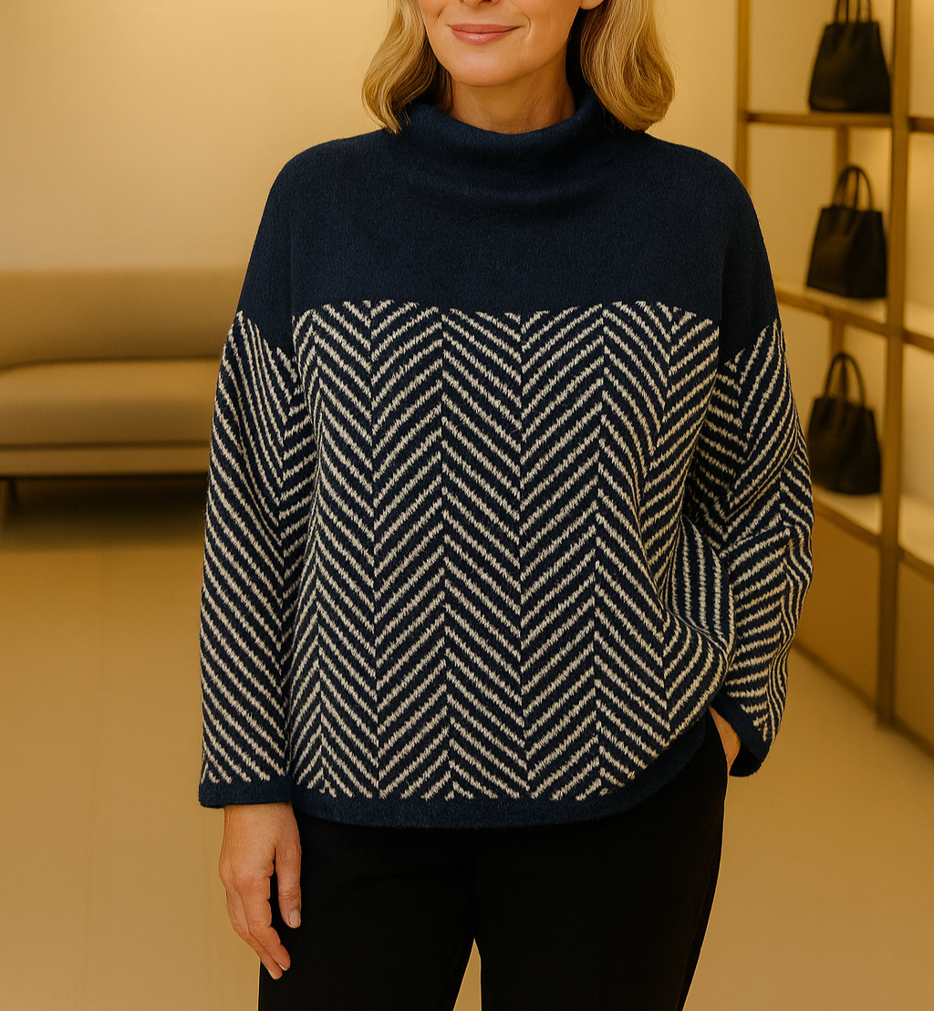 Norah | Maglione in cotone a collo alto