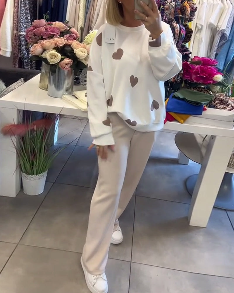 Mila | Maglione comodo con cuori