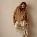 Daisy | Felpa in pile morbido in stile boho