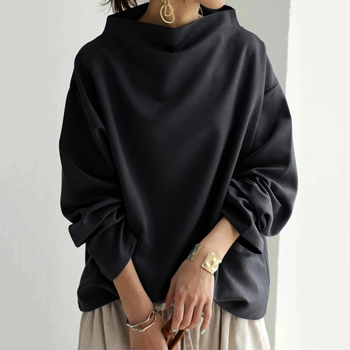 Elly | Maglione elegante a collo alto