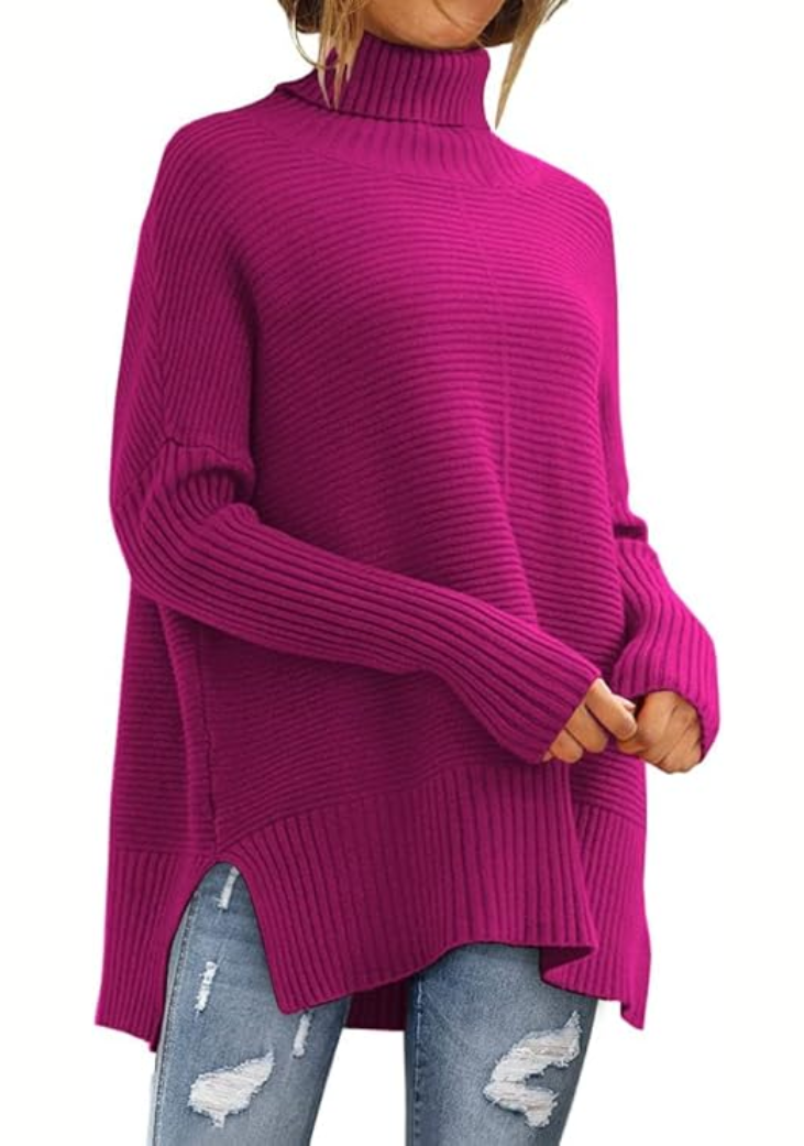 Anna | Maglione autunnale comodo a collo alto