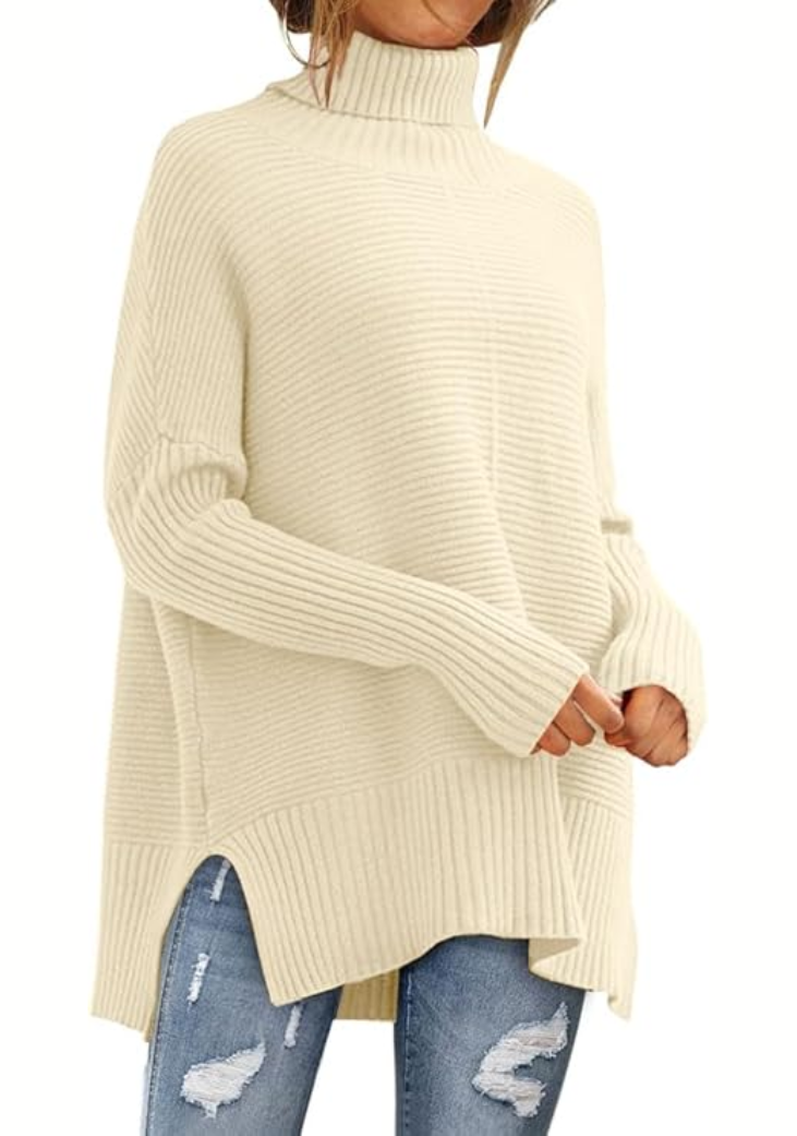 Anna | Maglione autunnale comodo a collo alto