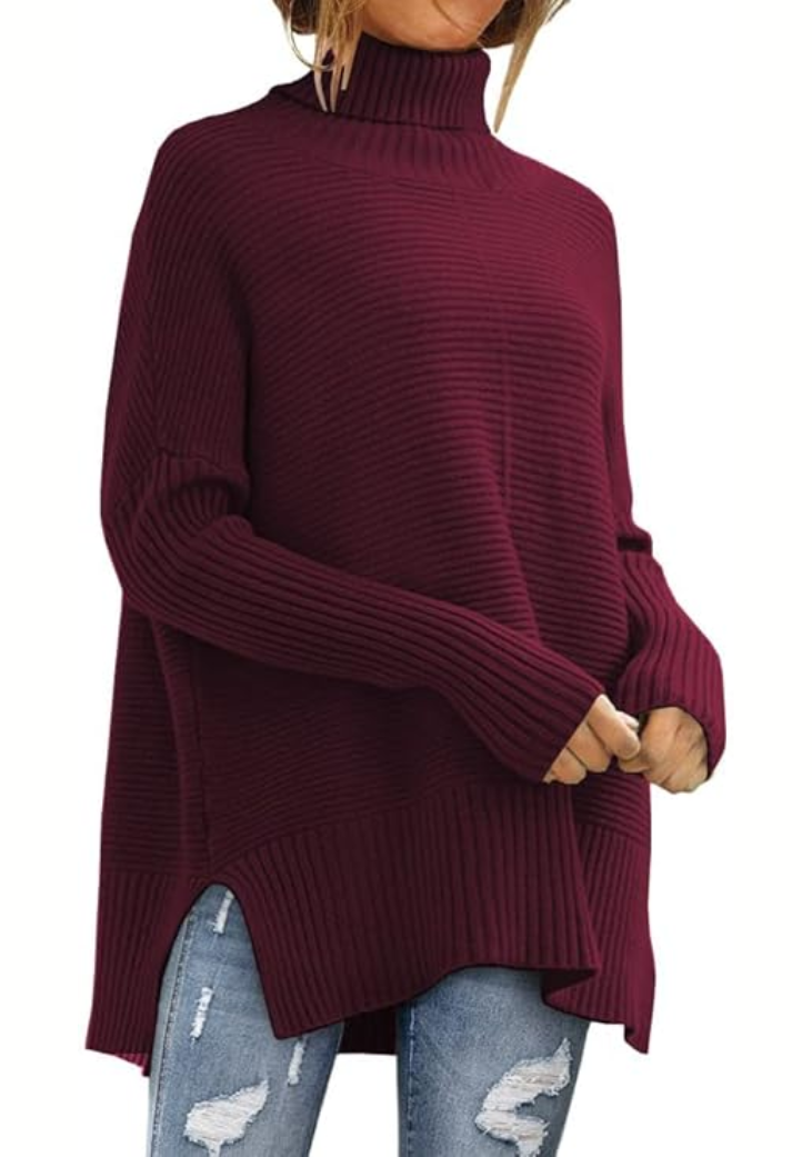 Anna | Maglione autunnale comodo a collo alto