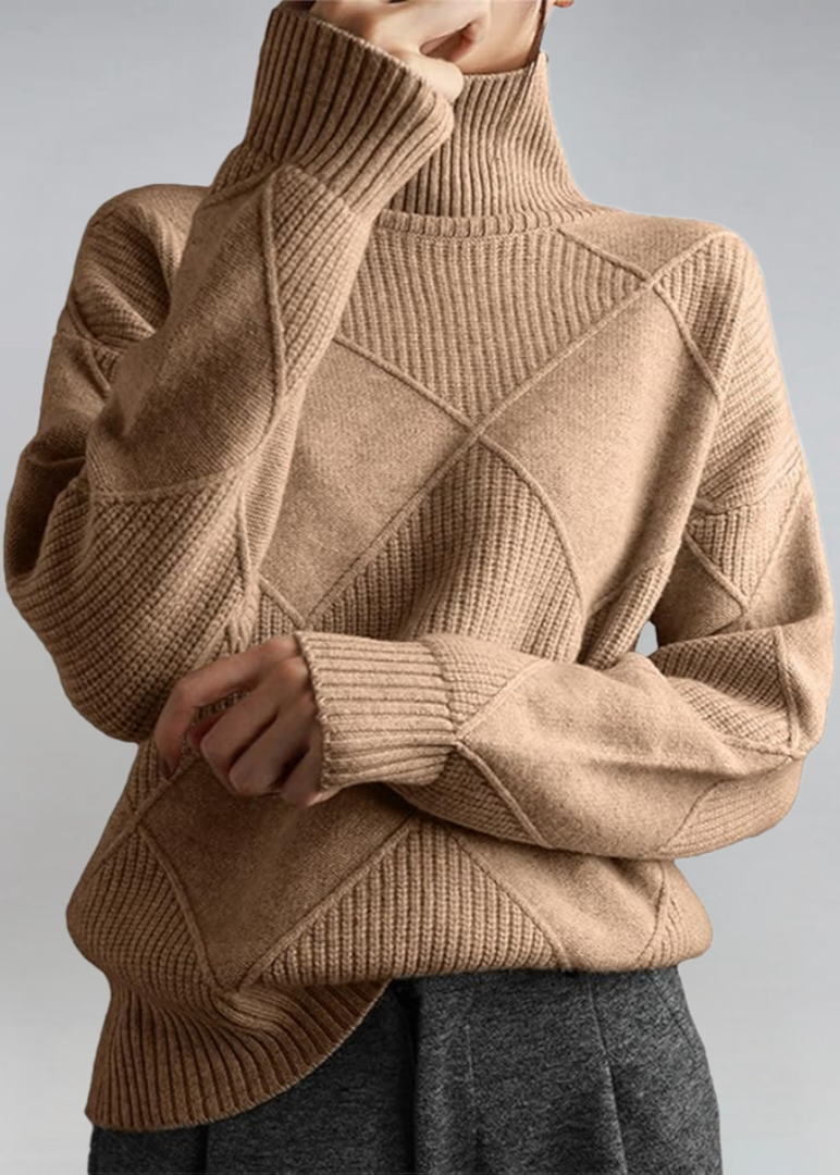 Lauren | Maglione a collo alto morbido elegante