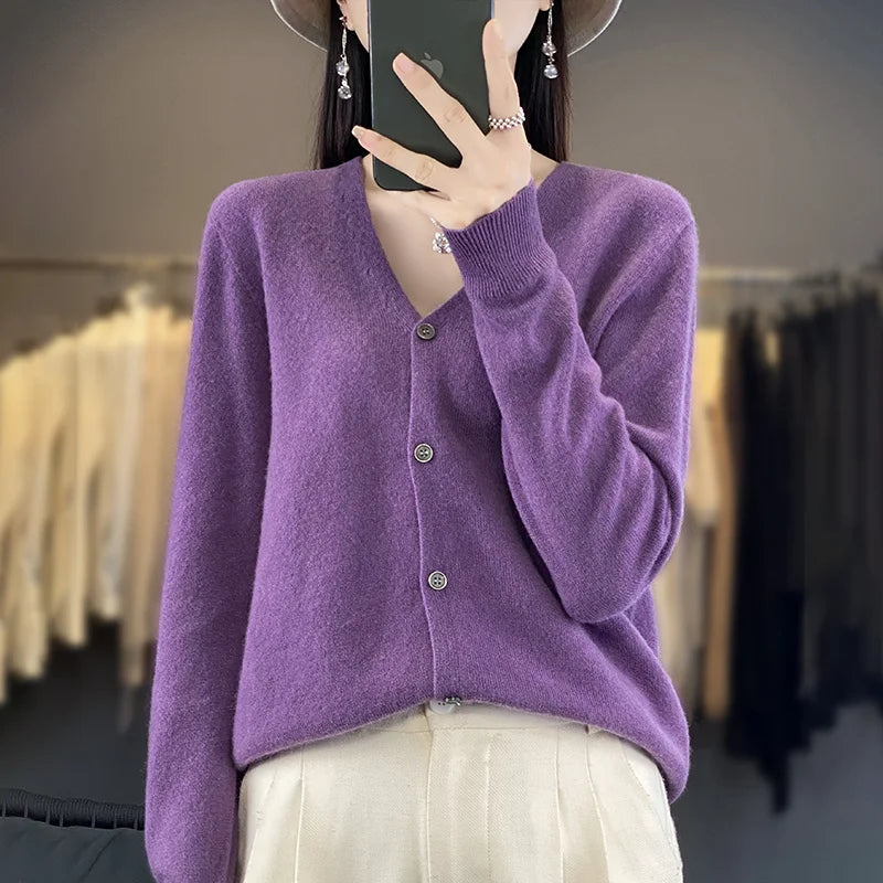 Odessia | Cardigan in cashmere di lusso