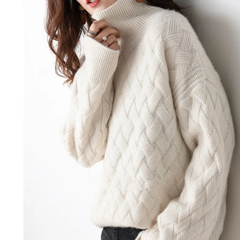 Cerise | Maglione autunnale di lusso a collo alto