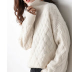 Cerise | Maglione autunnale di lusso a collo alto