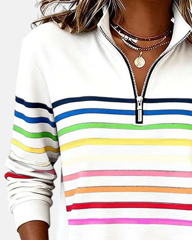 Nina | Maglione comodo a righe