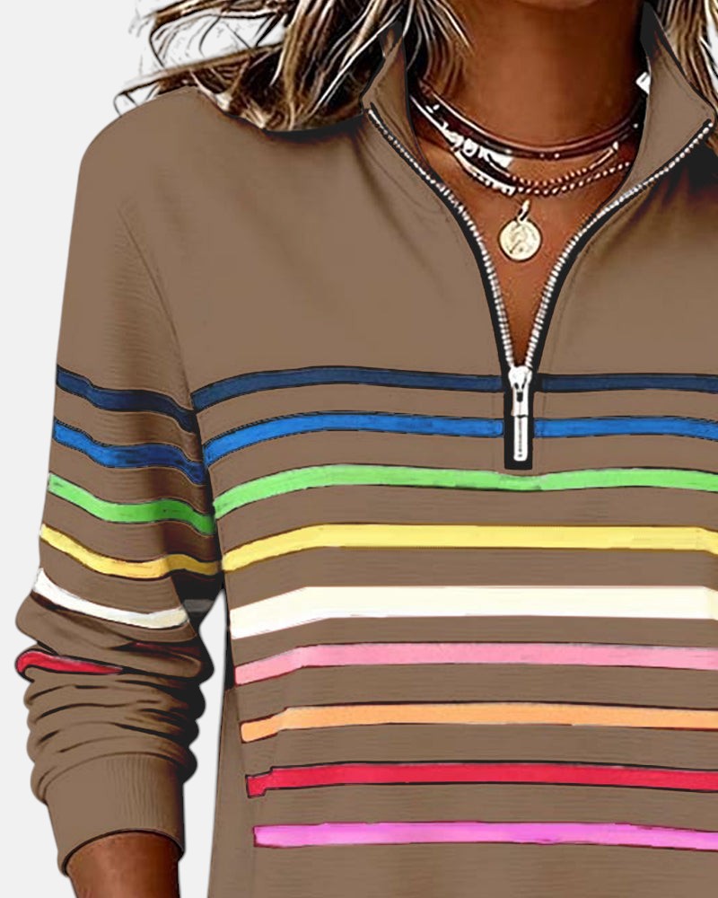 Nina | Maglione comodo a righe
