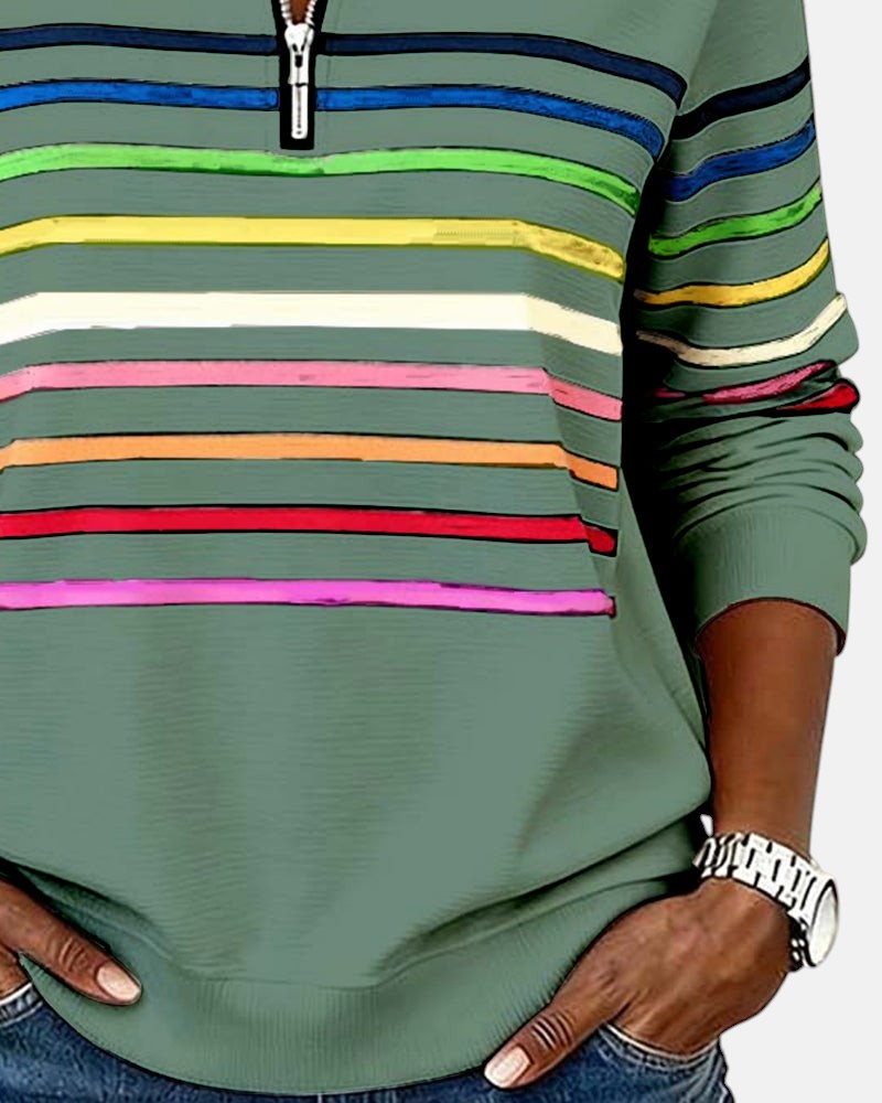 Nina | Maglione comodo a righe
