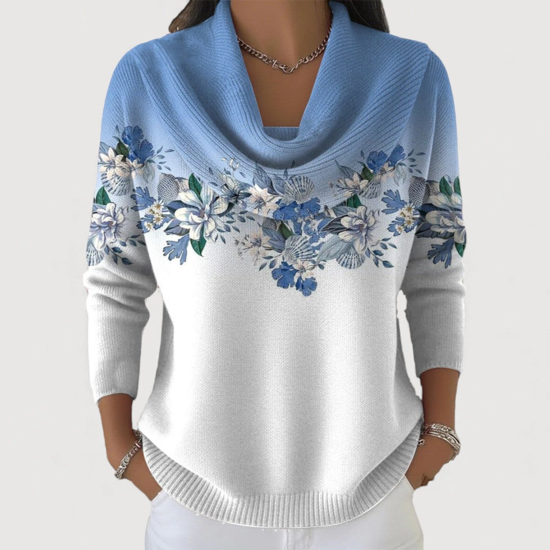 Amore | Maglione elegante floreale