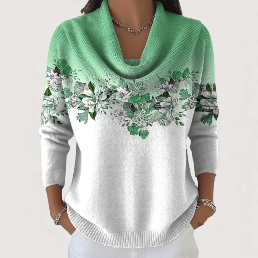 Amore | Maglione elegante floreale