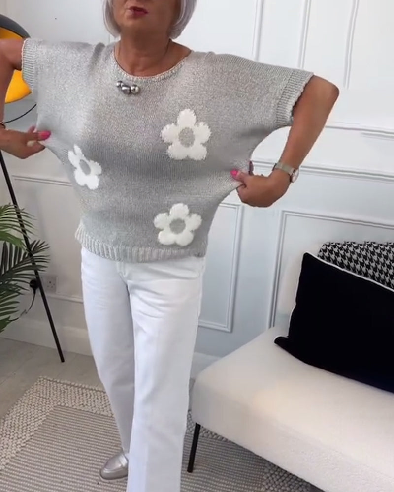Daisy | Maglione floreale elegante