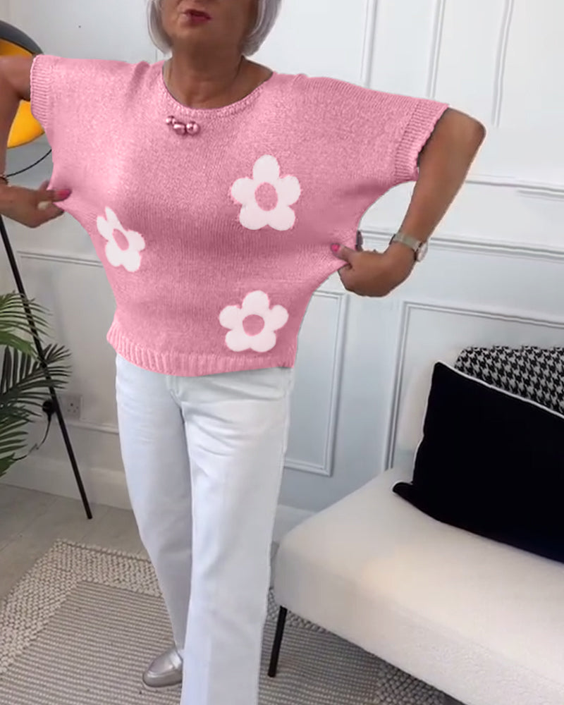 Daisy | Maglione floreale elegante