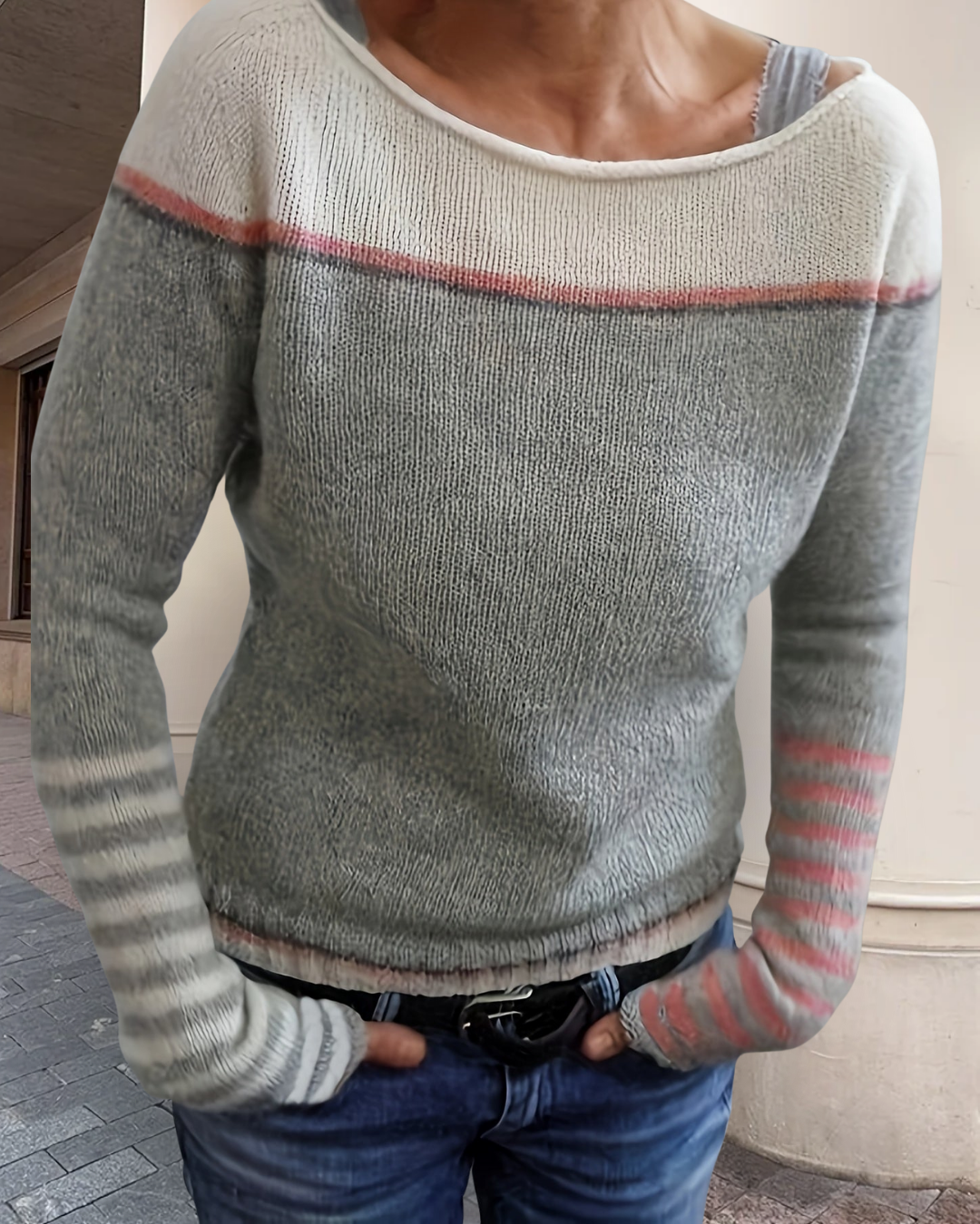 Katharina | Maglione a maniche lunghe a righe