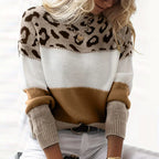 Lela | Maglione audace con stampa leopardata
