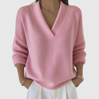 Faye | Maglione morbido con scollo a V e vestibilità comoda