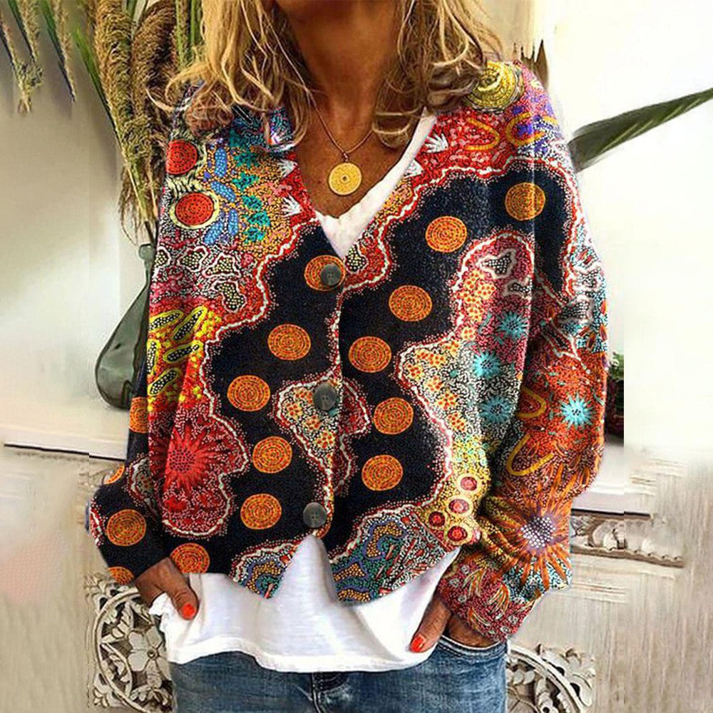 Saskia | Maglione boho colorato